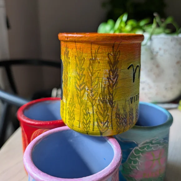 Virgo Zodiac Ceramic Jar With Lid - Picture 6 of 6